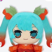 圆滚滚毛绒玩偶 初音未来 酸浆果