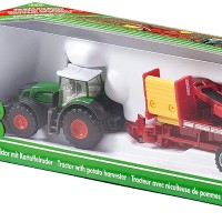 1808 芬特拖拉机+土豆装载机拖车