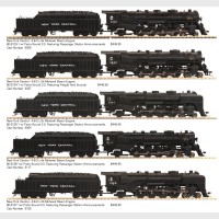80，3123→3127 纽约中央铁路L系列“莫霍克”4-8-2蒸汽机车火车