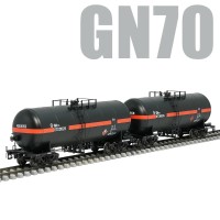 GN70铁路罐车 2辆套装