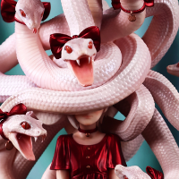 美杜莎少女-红蝰