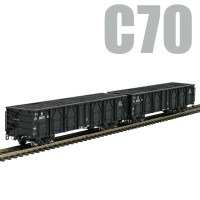 C70铁路敞车 2辆套装
