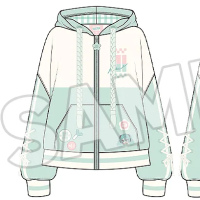 初音未来 未来抱抱系列 连帽衫 花朵