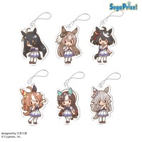 赛马娘 闪耀！优俊少女 Fuwa Petit 塑料钥匙链1