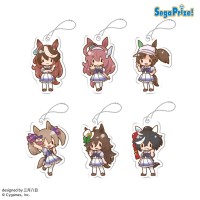 赛马娘 闪耀！优俊少女 Fuwa Petit 塑料钥匙链2