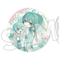 初音未来 未来抱抱系列 徽章 花朵