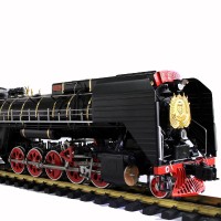 G1比例 黄铜 前进型2-10-2蒸汽机车火车#2470“朱德号”