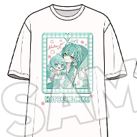 初音未来 未来抱抱系列 T恤 花朵