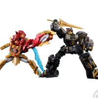 迷你塑料模型 头号合体系列03 黑色大兽神＆孤狼斩刃50套装