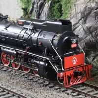 BS01 黄铜 建设型2-8-2蒸汽机车火车 HO比例
