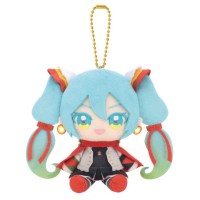 高达45周年 × 初音未来 Q版坐姿毛绒玩偶 初音未来 × 机动武斗传G高达