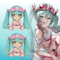 初音未来 原创毛绒玩偶 泳圈少女