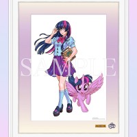 角色装框艺术画 小马宝莉美少女 暮光闪闪