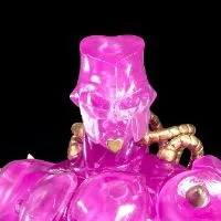 超像可动 JOJO的奇妙冒险 第四部 不灭钻石 疯狂钻石 透明 与 金