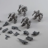 装甲核心 6：境界天火 机体拼装收藏 第1弹 原色套装