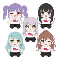 换装毛绒玩偶 BanG Dream! Roselia 凑友希那/冰川纱夜/今井莉纱/宇田川亚子/白金燐子