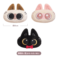 暹罗猫小豆泥-小豆泥的日常系列-猫猫头毛绒发夹