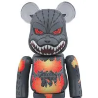 BE@RBRICK 哥斯拉（死亡哥斯拉燃烧版）100%