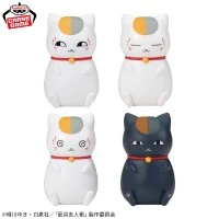 夏目友人帐 猫咪老师和黑猫 迷你手办 新表情