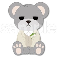 DMM刮刮乐！到了30岁还是处男，似乎会变成魔法师 刮刮乐 第二弹 A-2赏 安达清 熊毛绒玩偶