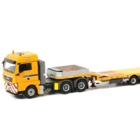 04-1060 man tgx xlx 6x4牵引卡车+利勃海尔4轴低装载半挂拖车