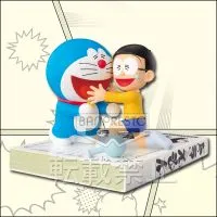 一番赏  藤子・F・不二雄有点神秘的漫画世界 A赏 哆啦A梦回来啦 大雄和哆啦A梦手办