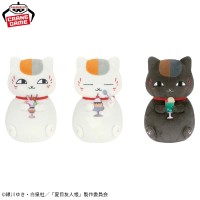 夏目友人帐 猫咪老师和黑猫 复古咖啡店午休 毛绒玩偶