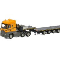 72-2001 梅赛德斯-奔驰ACTROS MP4 BIG SPACE牵引卡车+6轴低装载半挂拖车；荷兰D. Boekestijn