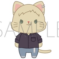 GIVEN 被赠与的未来 剧场版 去海边 withCAT附眼罩毛绒玩偶挂件 梶秋彦