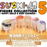 寿司怪兽 SUSHI-LA 模型收藏5 开心微笑 & 深深悲伤