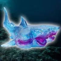 MSS 三头鲨 深海透明版