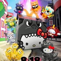 Hello Kitty与朋友们 × 哥斯拉