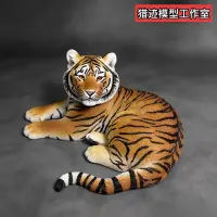 小老虎仿真动物模型摆件