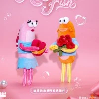 海绵宝宝 “比奇堡的居民们”浪漫的鱼系列毛绒