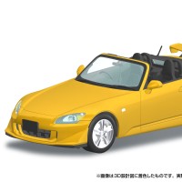 乐Pla 快拼汽车模型 No.10-YP 本田 AP2 S2000 TYPE S 2007年款 新印地珍珠黄