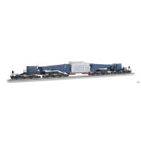 HO比例 805XX 380吨16轴钳夹式铁路大件运输车