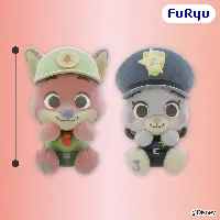 疯狂动物城 植绒手办 尼克 朱迪