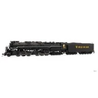 HR2407-2408 弗吉尼亚铁路AG型“蓝色山岭”2-6-6-6蒸汽机车