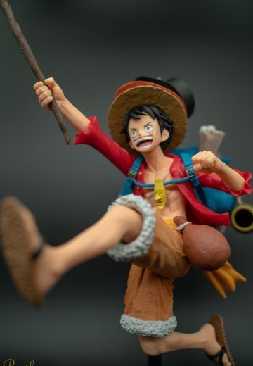 眼镜厂 组立 海贼王 奔跑 路飞 背包造型 景品 手办