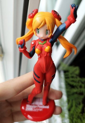 ワンダちゃんLovesエヴァンゲリオン シリーズ00 リセットちゃん アスカコスプレVer.