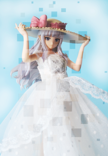 夏日白色连衣裙