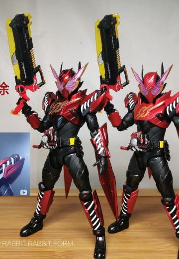 【重涂】shf假面骑士build兔兔形态