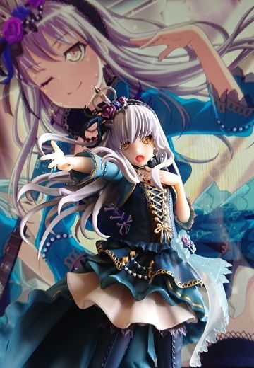 重叠的蓝色蔷薇