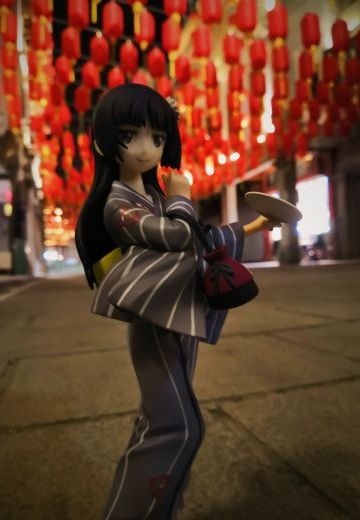 浴衣加花灯就很有意思