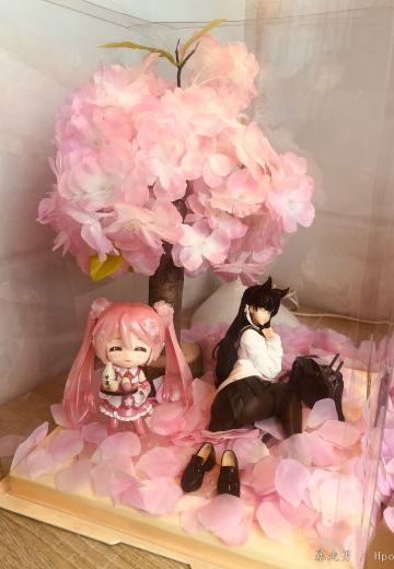 爱宕 GK +粘土初音 樱花场景