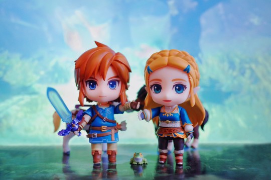 GSC 塞尔达传说：旷野之息 林克&塞尔达 粘土人