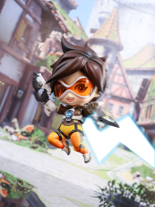 守望先锋-猎空 粘土人 屏拍~