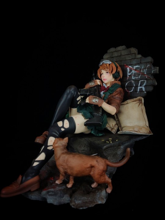 小抹香，战争少女与猫