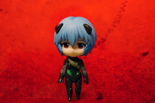 马上就能云到│▌了，整只黑丽预热一下 粘土人 绫波丽（暂称）