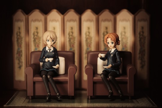 figma 少女与战车 剧场版 大吉岭&橙黄白毫